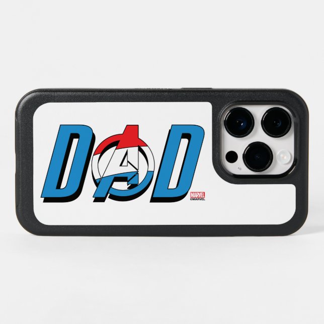 Captain America Dad Otterbox iPhone Case (Back Horizontal)