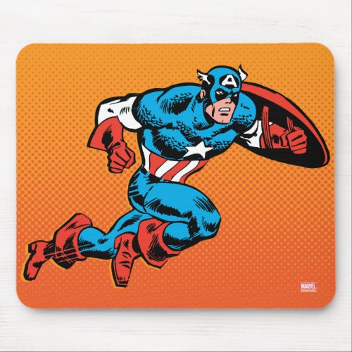 Captain America Dash Mouse Pad