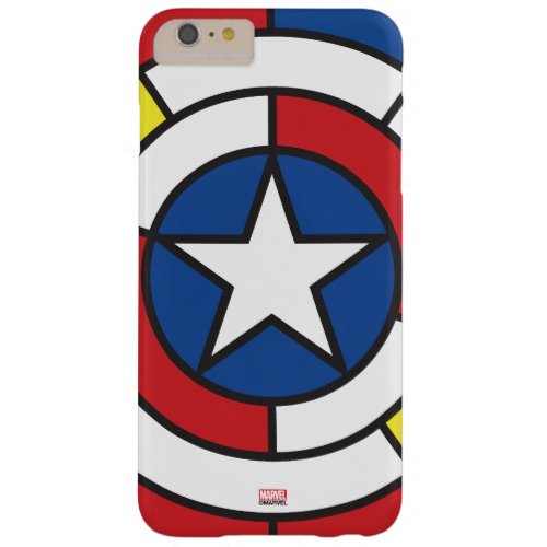 Captain America De Stijl Abstract Shield Barely There iPhone 6 Plus Case