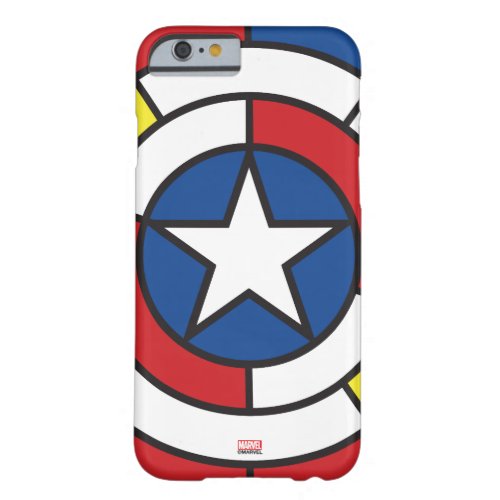 Captain America De Stijl Abstract Shield Barely There iPhone 6 Case