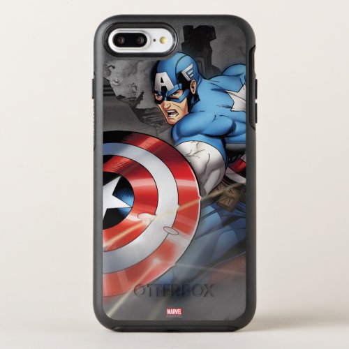 Captain America Deflecting Attack OtterBox Symmetry iPhone 8 Plus7 Plus Case