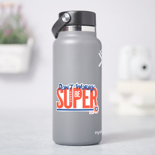 Captain America - Don't Worry, Be Super Sticker