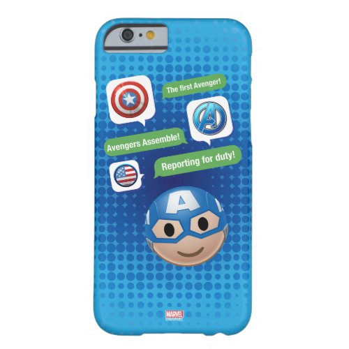 Captain America Emoji Barely There iPhone 6 Case