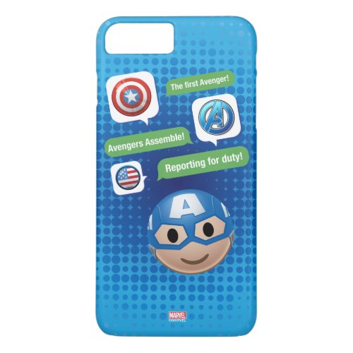 Captain America Emoji iPhone 8 Plus7 Plus Case