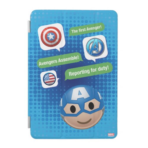 Captain America Emoji iPad Mini Cover