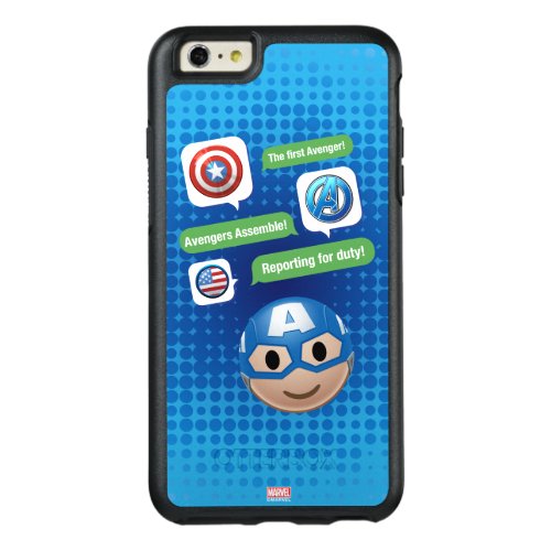 Captain America Emoji OtterBox iPhone 66s Plus Case