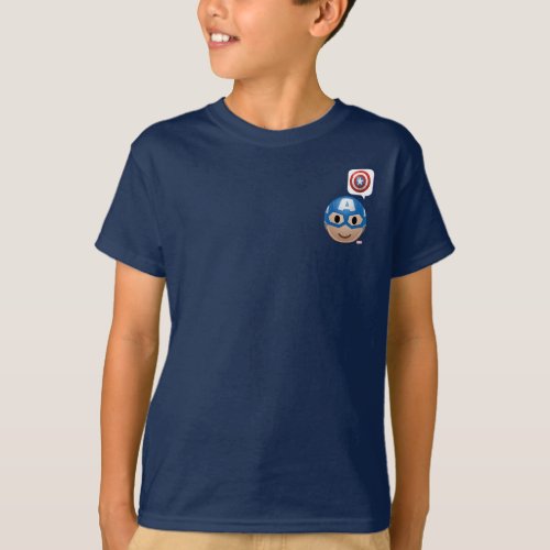 Captain America Emoji T_Shirt