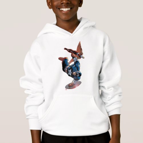 Captain America  Falcon Comic Panel Hoodie