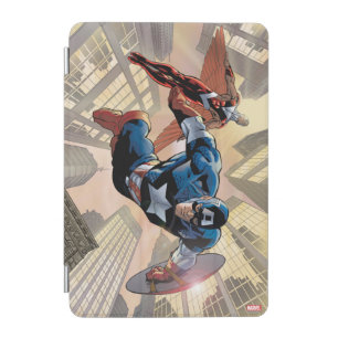 Captain America & Falcon Comic Panel iPad Mini Cover