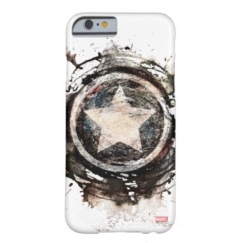Captain America Grunge Shield Barely There iPhone 6 Case