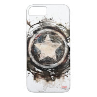 Captain America Grunge Shield iPhone 8/7 Case