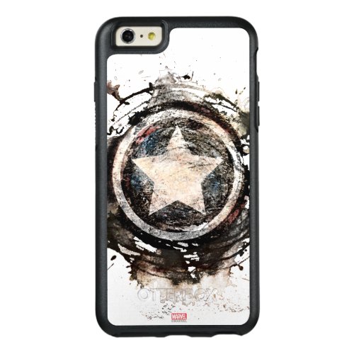 Captain America Grunge Shield OtterBox iPhone 66s Plus Case