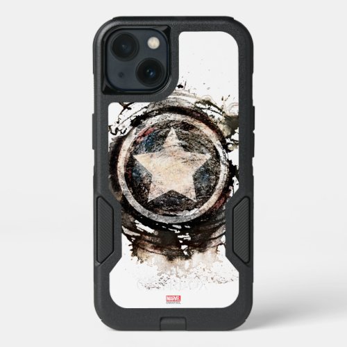 Captain America Grunge Shield iPhone 13 Case