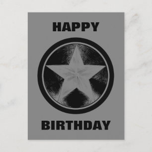 Captain America Grunge Shield Postcard