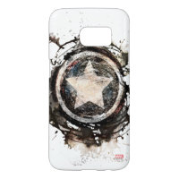 Captain America Grunge Shield Samsung Galaxy S7 Case