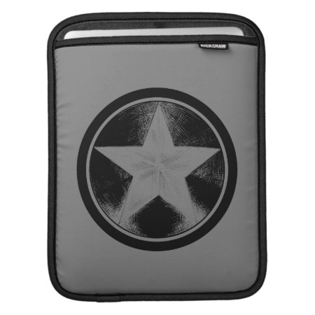 Captain America Grunge Shield Sleeve For Ipads