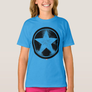 Captain America Grunge Shield T-Shirt