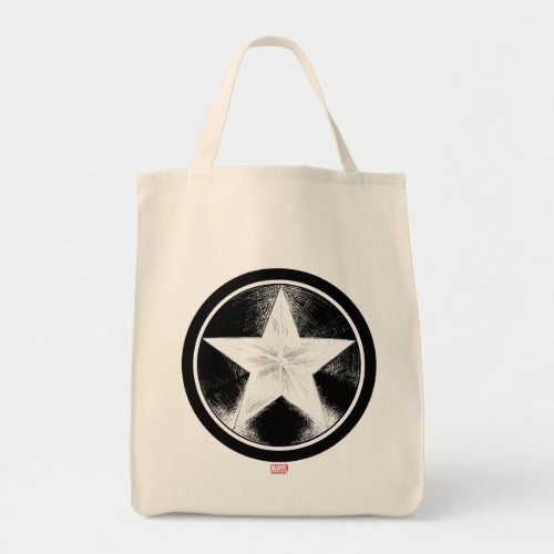 Captain America Grunge Shield Tote Bag