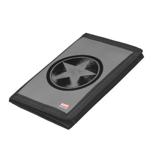 Captain America Grunge Shield Tri-fold Wallet