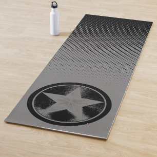 Captain America Grunge Shield Yoga Mat
