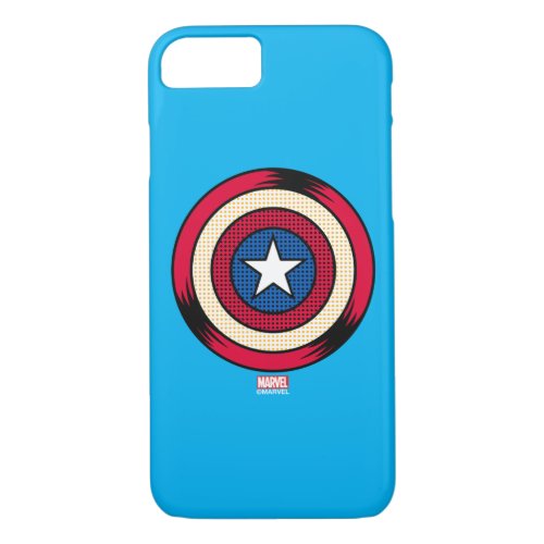 Captain America Halftone Shield iPhone 87 Case