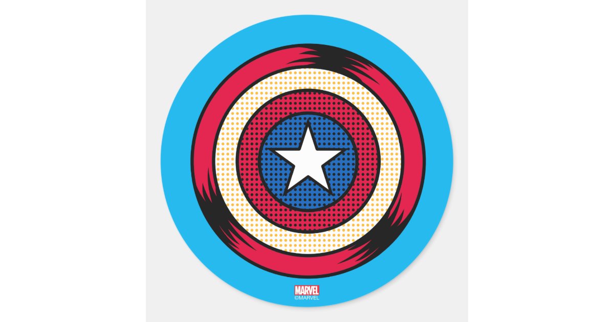 Marvel Inspired Silhouettes Shields Logos Vinyl Sticker Vinyl