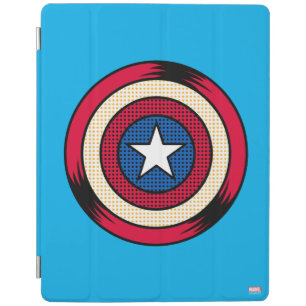 Captain America Halftone Shield iPad Smart Cover