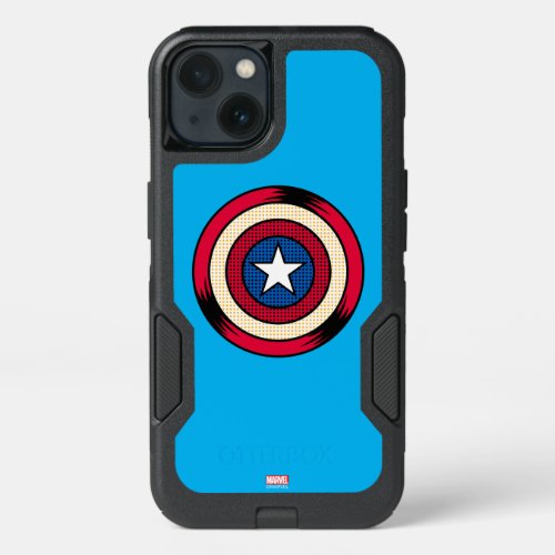 Captain America Halftone Shield iPhone 13 Case