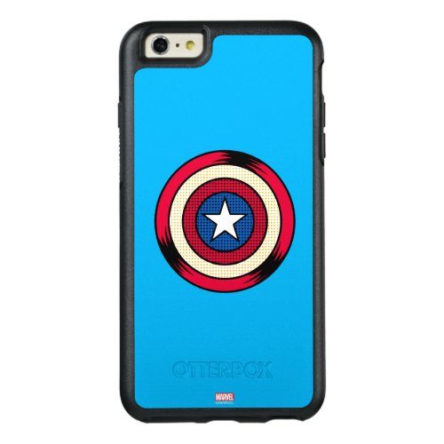 Captain America Halftone Shield OtterBox iPhone 66s Plus Case