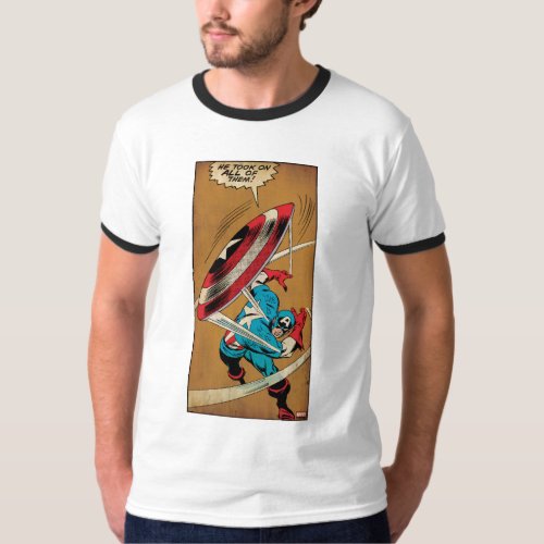 Captain America_He Took On All Of Them T_Shirt