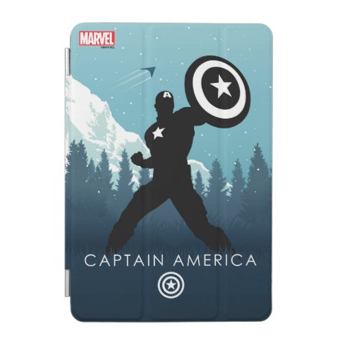 Captain America Heroic Silhouette iPad Mini Cover