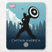 Captain America Heroic Silhouette