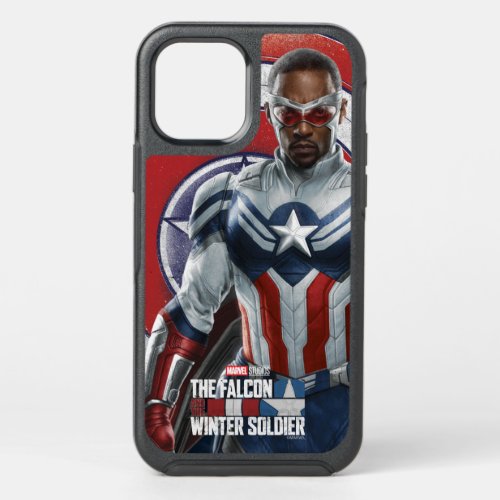Captain America Holding Shield With Wings Down OtterBox Symmetry iPhone 12 Case