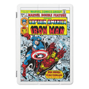Captain America & Iron Man Marvel Double Feature iPad Pro Cover