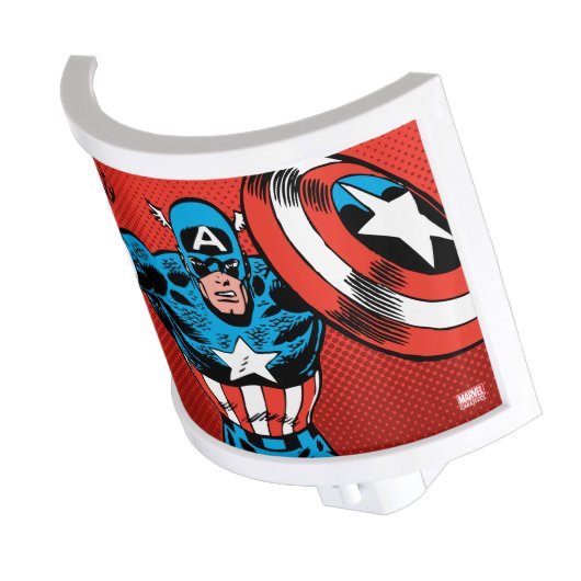Captain America Jump Night Light (Angled)