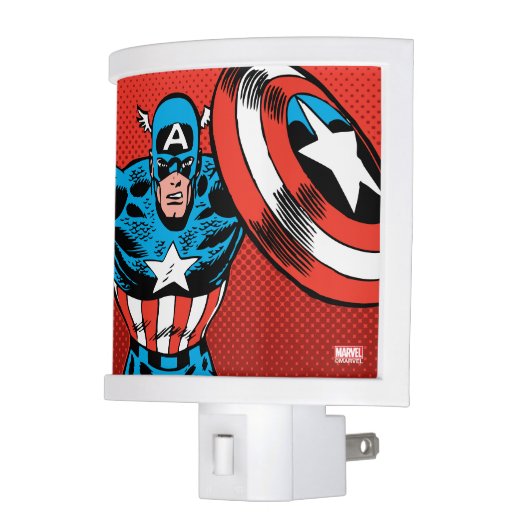 Captain America Jump Night Light (Left)