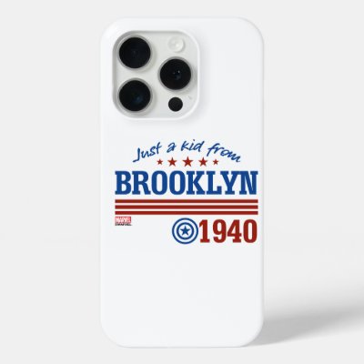 Captain America | Just A Kid From Brooklyn iPhone 15 Pro Case