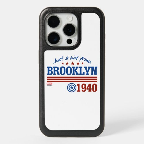 Captain America  Just A Kid From Brooklyn iPhone 15 Pro Case