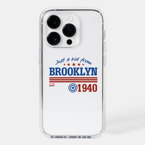 Captain America  Just A Kid From Brooklyn Speck iPhone 14 Pro Case