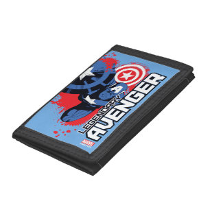 Captain America Legendary Avenger Trifold Wallet