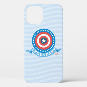 Captain America "Legendary" Patriotic Shield iPhone 12 Case