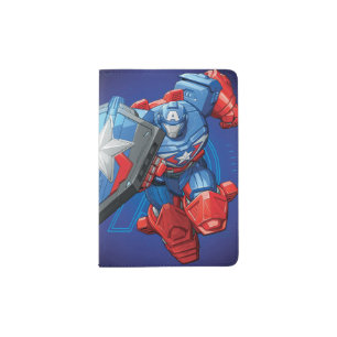 Captain America Mech Suit Passport Holder