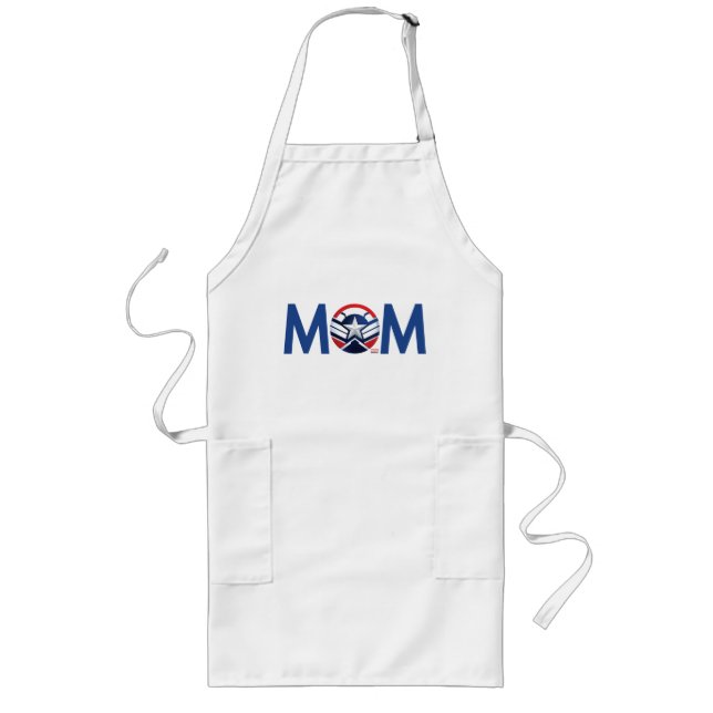 Captain America Mom Long Apron (Front)