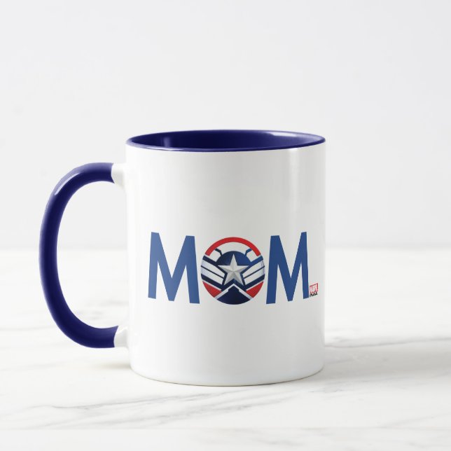 Captain America Mom Mug (Left)