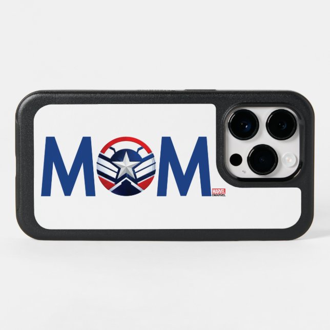 Captain America Mom Otterbox iPhone Case (Back Horizontal)