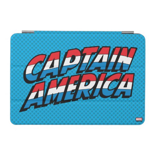 Captain America Name Logo iPad Mini Cover