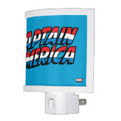 Captain America Name Logo Night Light (Left)