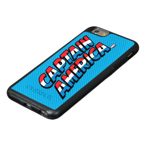 Captain America Name Logo OtterBox iPhone 66s Plus Case