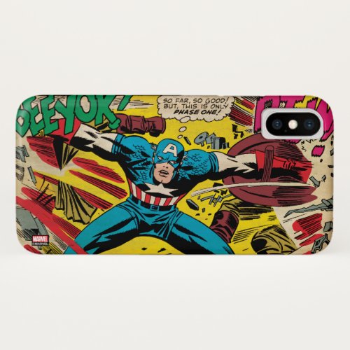 Captain America_Phase One iPhone X Case