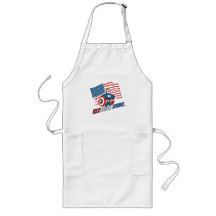 Captain America Red, White, & Brave Long Apron